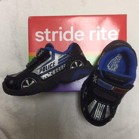 stride rite police car shoes